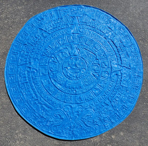 Aztec Mayan Calendar Circle Concrete Stamp Mat PNL Liners