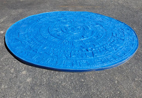 Aztec Mayan Calendar Circle Concrete Stamp Mat PNL Liners