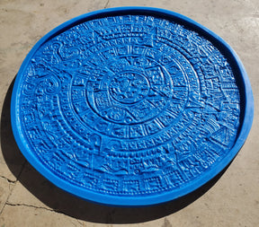 Concrete Aztec Mayan Calendar Wall Art Medallion Mold, SDP-69 PNL Liners