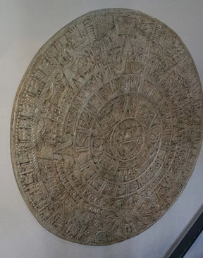 Concrete Aztec Mayan Calendar Wall Art Medallion Mold, SDP-69 PNL Liners