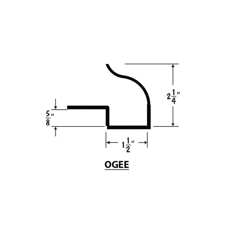 Concrete Countertop Cast In Place Forms- OG Ogee Z-Form