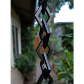 Copy of Cast Aluminum Link Droplet Chain- Black Powder Coat RainChains