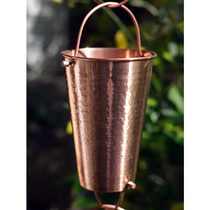 Large Copper Buckets Rain Chain RainChains