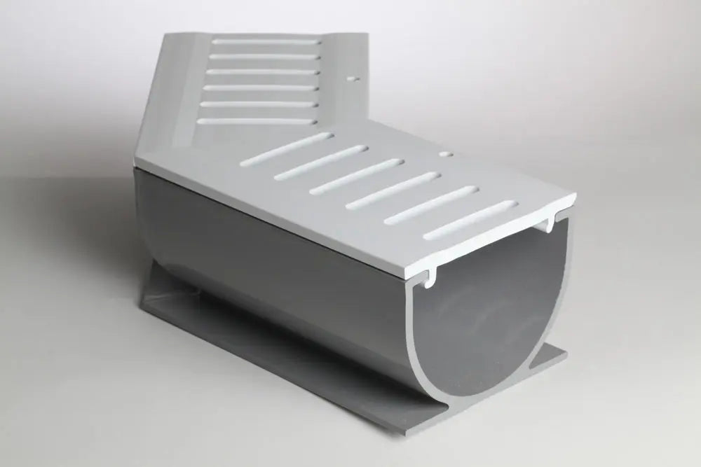 Linear Trench Drain for Pool Decks and Driveways - The 4" Water Hog Cardinal Quaker Plastics