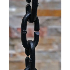 Rain Chain Cast Links- Black Powder Coated RainChains