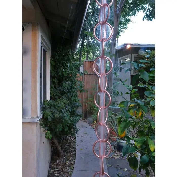 Rain Chain Zen Loops- Copper RainChains