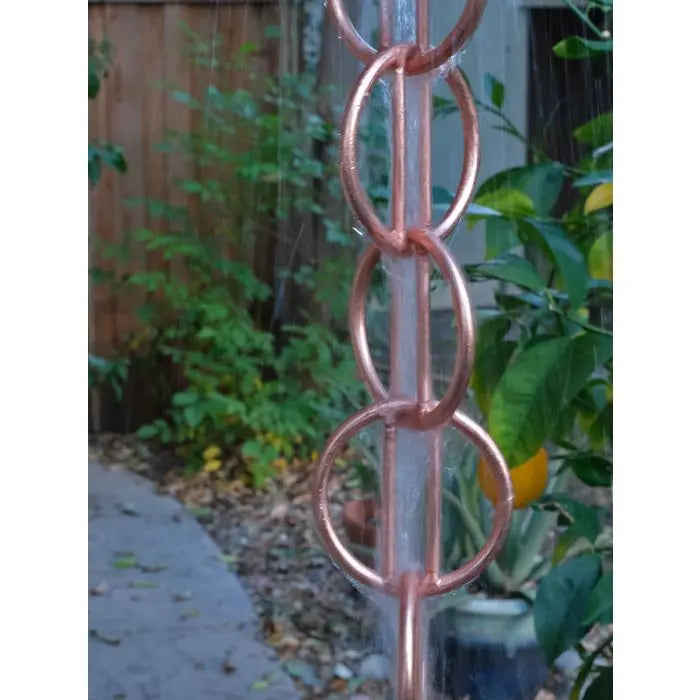 Rain Chain Zen Loops- Copper RainChains