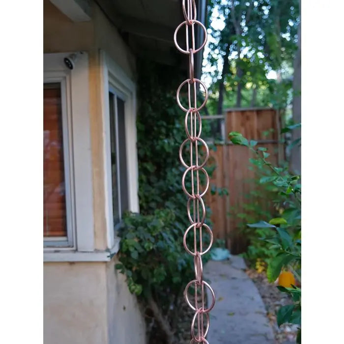 Rain Chain Zen Loops- Copper RainChains