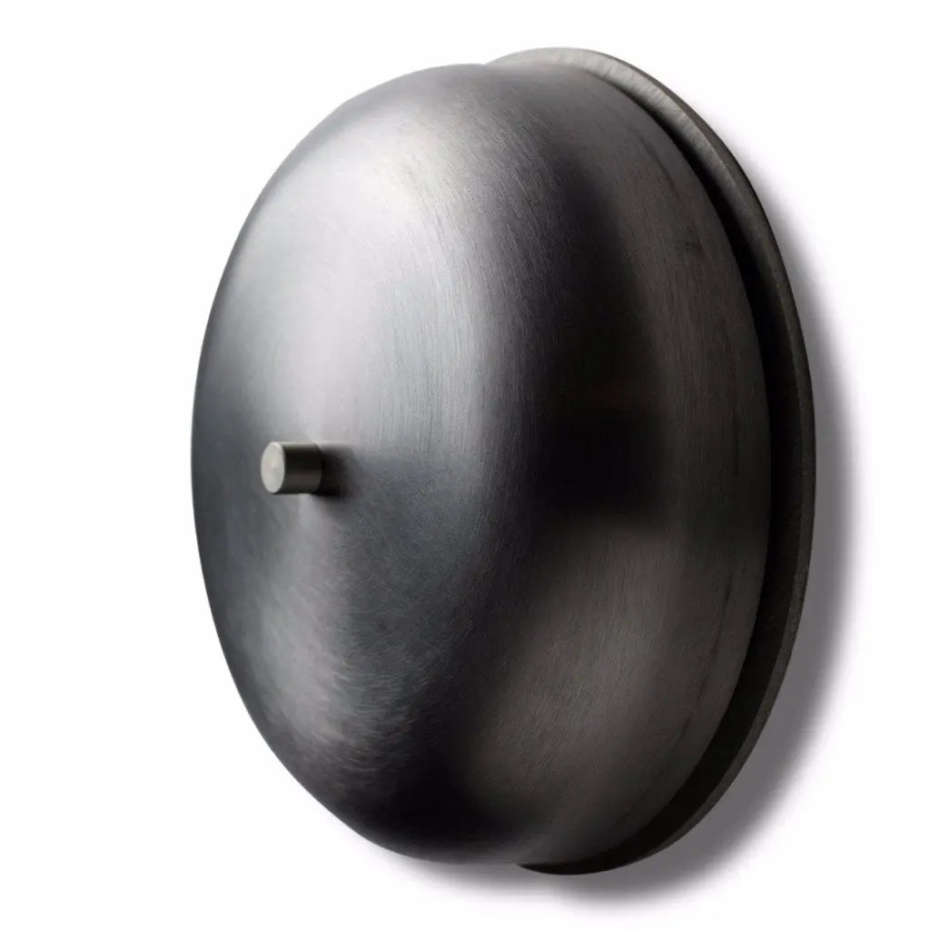 Spore Doorchime - 6" BIG RING Real Bell Chime - Brushed Steel spOre