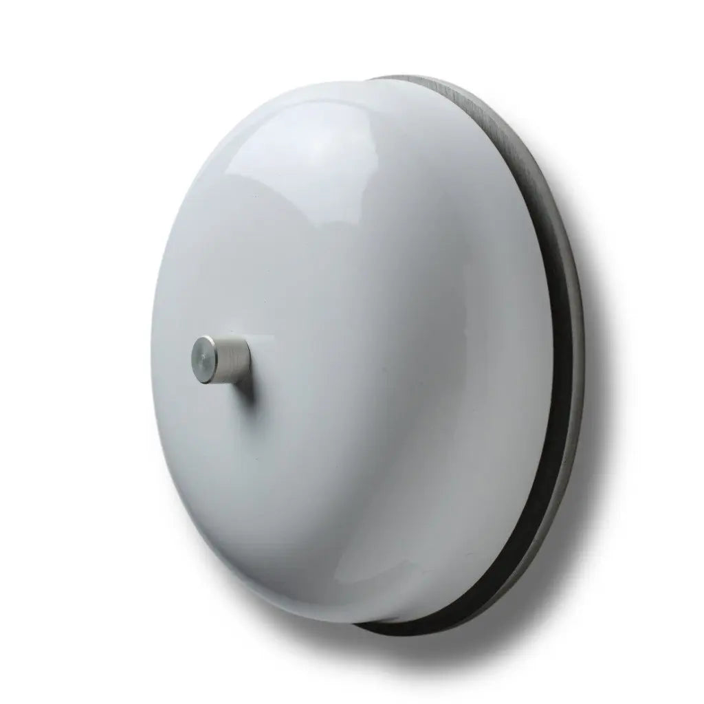 Spore Doorchime - 6" BIG RING Real Bell Chime - White spOre