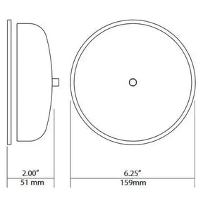 Spore Doorchime - 6" BIG RING Real Bell Chime - White spOre