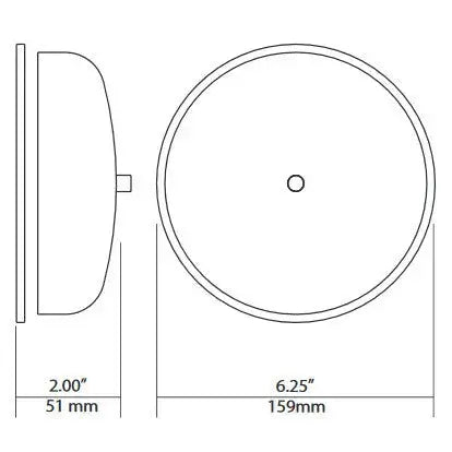 Spore Doorchime - 6" BIG RING Real Bell Chime - White spOre