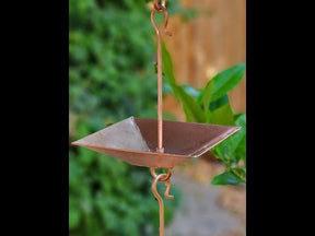 Rain Chain Copper Pagoda Cups