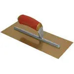 11 1/2 X 4 3/4 PermaShape® Golden Stainless Steel Finishing Trowel w/Curved DuraSoft® Handle Marshalltown