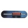 14 X 4" Blue Steel Finishing Trowel-Fully Rounded w/Curved DuraSoft® Handle Marshalltown