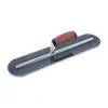 18 X 3" Blue Steel Finishing Trowel-Fully Rounded w/Curved DuraSoft® Handle Marshalltown