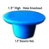 Bathroom Drain Hole Knockout, Reusable Rubber Plug PNL Liners