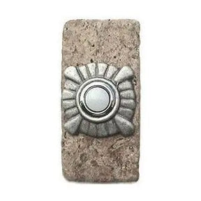 Compass Stone Doorbell in Pewter, Brass, ORB or Bronze CustomDoorbell All Plus