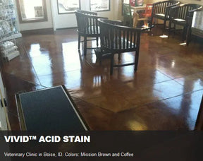 Concrete Acid Stain - Concrete Coatings VIVID Concrete Coatings Inc