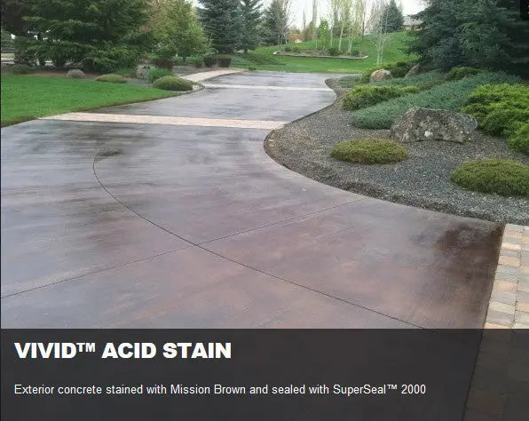 Concrete Acid Stain - Concrete Coatings VIVID Concrete Coatings Inc