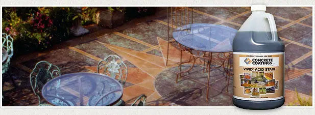 Concrete Acid Stain - Concrete Coatings VIVID Concrete Coatings Inc