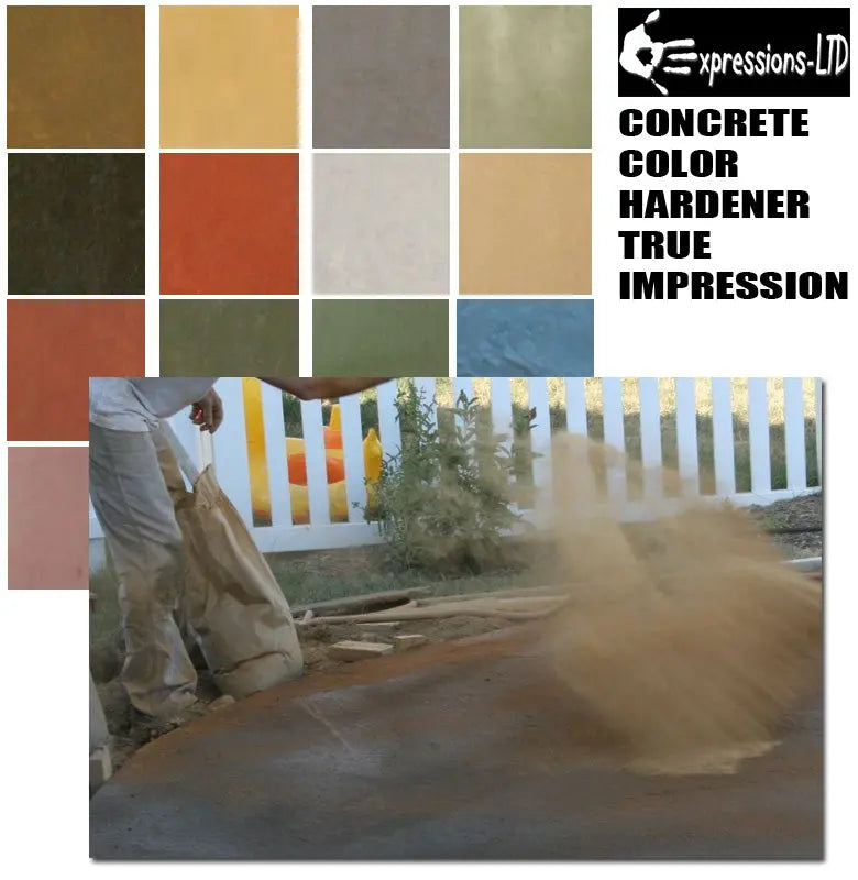 Concrete Color Hardener, True Impression Walttools