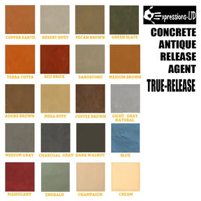 Concrete Colored Antiquing Accent Powder Release Walttools