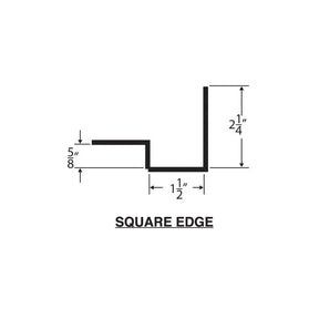 Concrete Countertop Cast In Place Forms- Flat Bendable Edge Z-Form