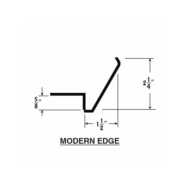 Concrete Countertop Cast In Place Forms- Modern Edge Z-Form