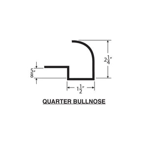 Concrete Countertop Cast In Place Forms- Quarter Bulnose Z-Form