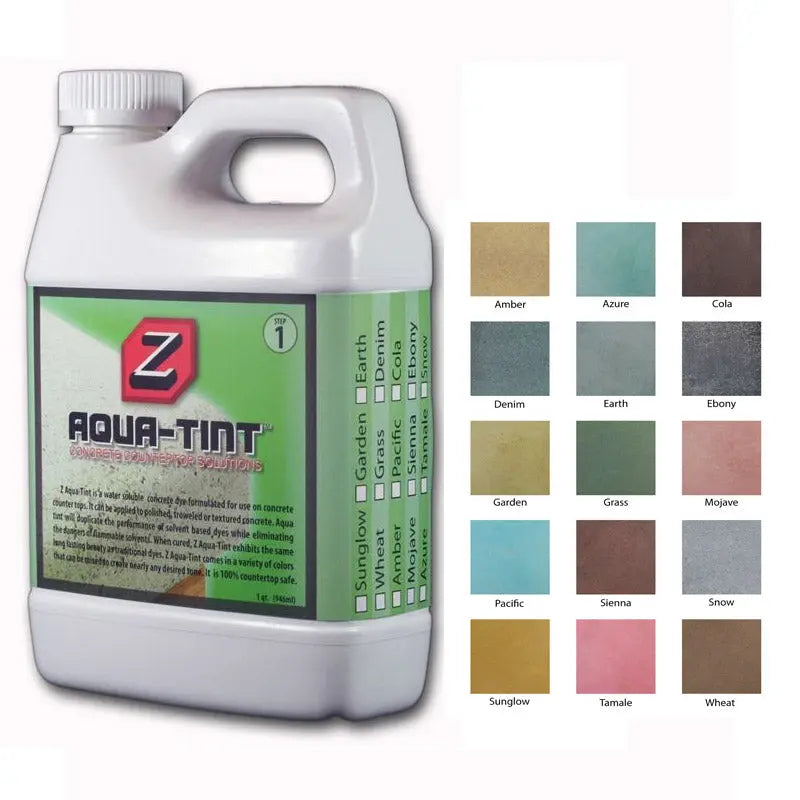 Concrete Countertop Dye- Z Aqua-Tint Z-Form