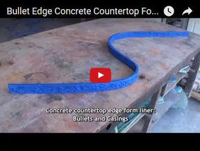 Concrete Edge Form Liner - 2" Bullets & Casings PNL Liners