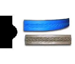 Concrete Edge Form Liner - 2" Rope PNL Liners