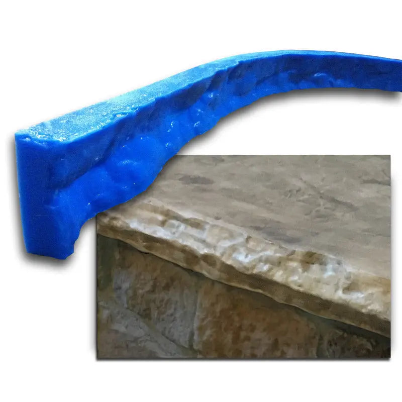 Concrete Edge Form Liner - 3" Chiseled Rock PNL Liners