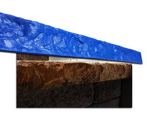 Concrete Edge Form Liner - 4" Rough Rock PNL Liners