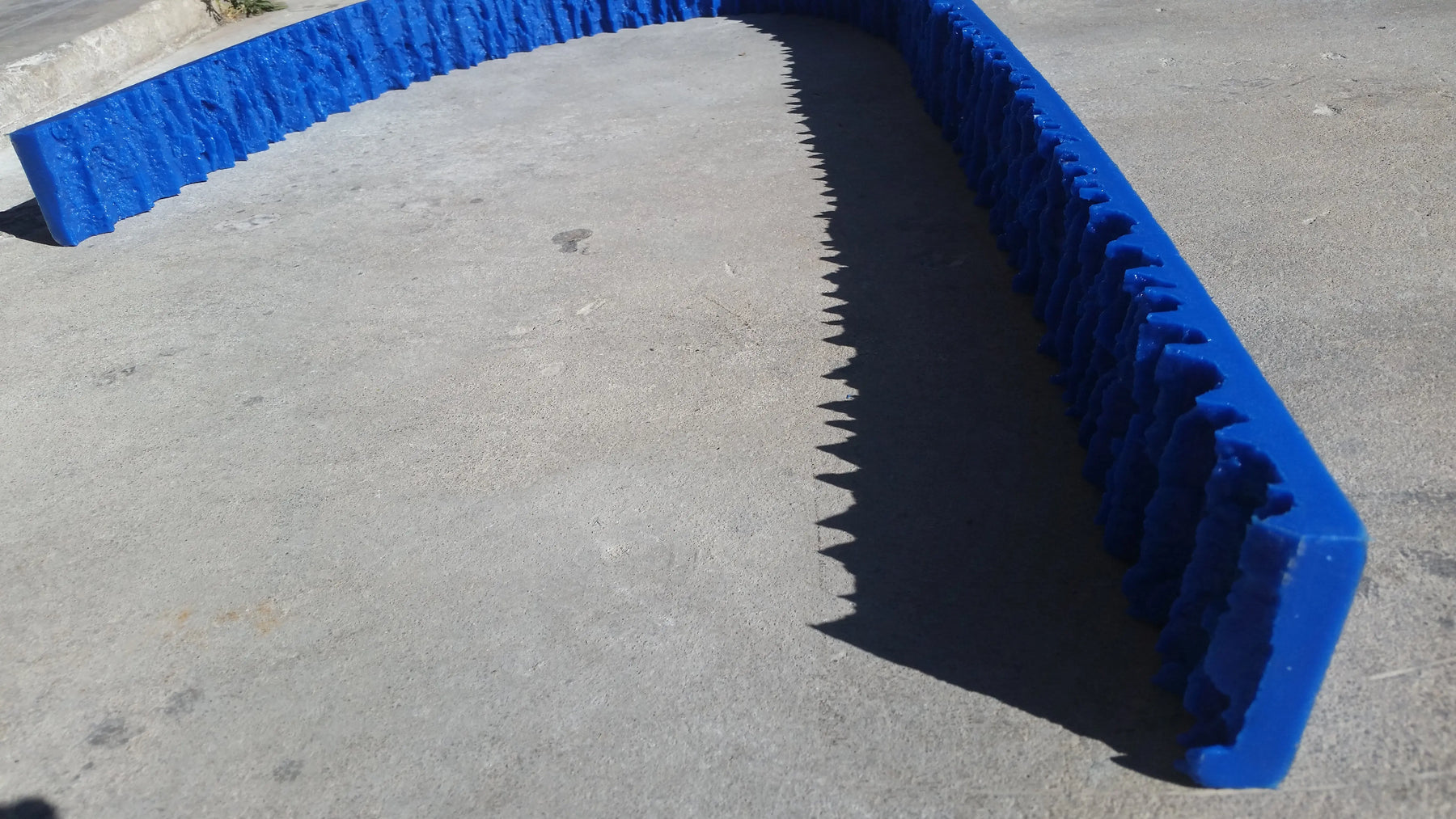 Concrete Edge Form Liner - 4" Tree Bark PNL Liners