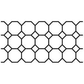 Concrete Paper Stencil - 10" Octagon Tile DCI Stencils