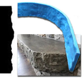 Concrete Rock Edge Form Liner - 7" Rough Granite PNL Liners