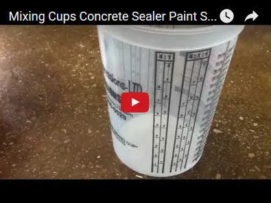 Concrete Sealer and Admix Measuring Mixing Cups 40 oz, 10/100 pack Expressions LTD