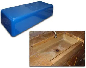 Concrete Sink Mold SDP-10 - Shallow Farm (32"x14.5"x4") PNL Liners