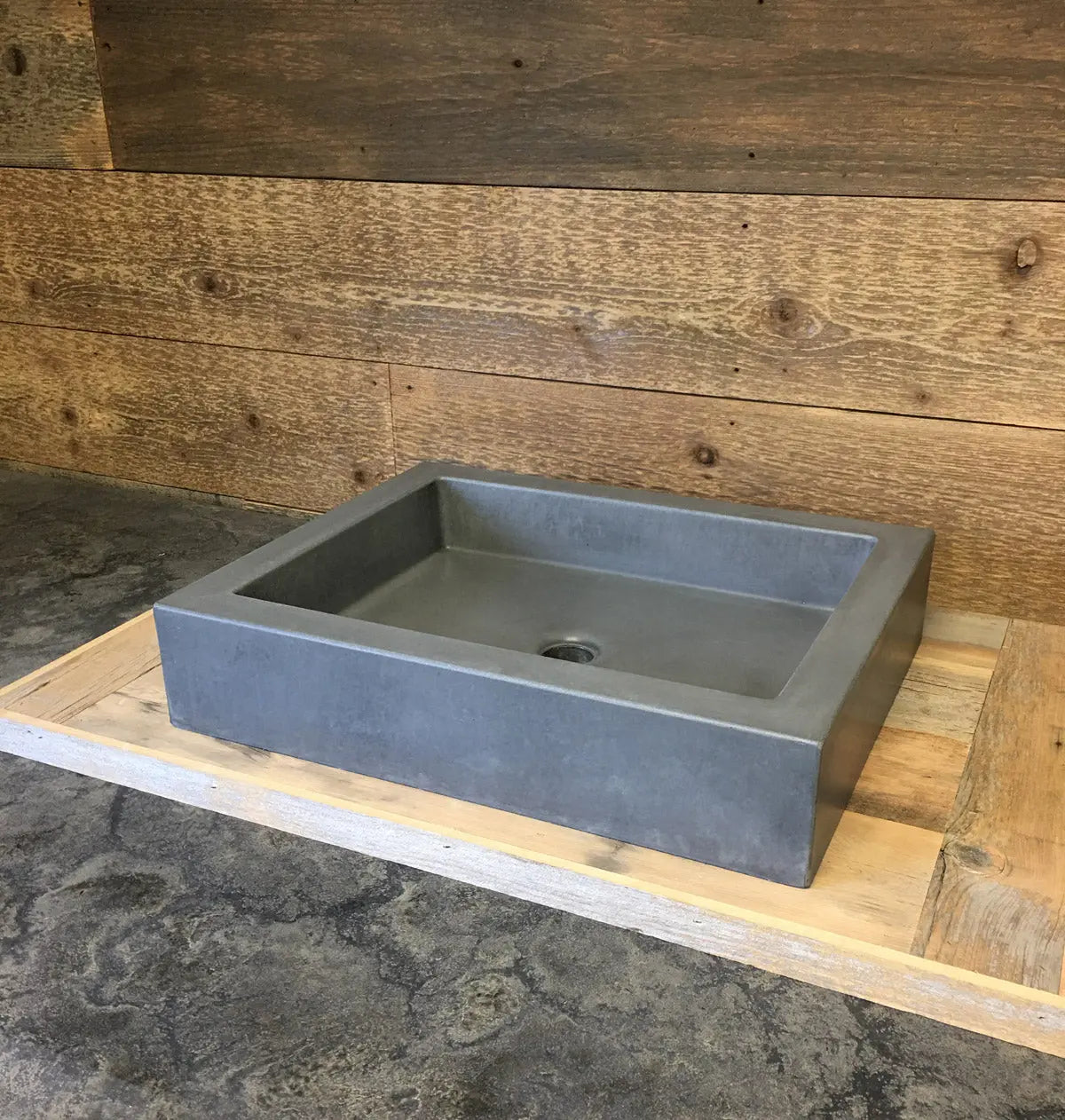 Concrete Sink Mold SDP-21-B Rectangle Shallow (16.25"x12.25"x3") PNL Liners