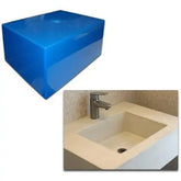 Concrete Sink Mold SDP-21 Rectangle (17"x13"x8") PNL Liners