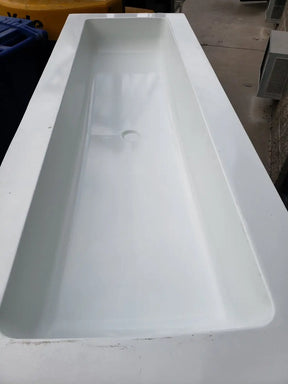 Concrete Sink Mold SDP-55 Trough Design (54", 53", or 52") PNL Liners