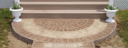 Concrete Stencil Accent - Compass Star Circle DCI Stencils