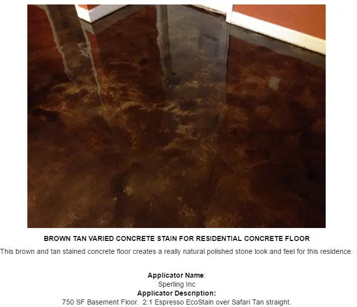 Concrete Water-Based Stain - Surecrete - Eco-Stain Surecrete