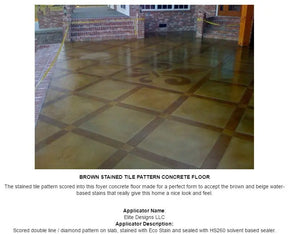 Concrete Water-Based Stain - Surecrete - Eco-Stain Surecrete