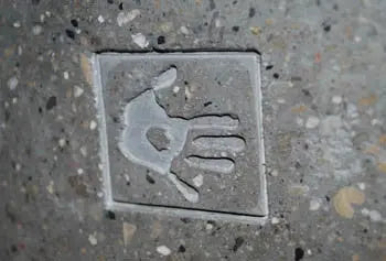 Custom Concrete Stamp - Flexible Logo Design Expressions LTD