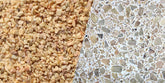 Decorative Crushed Aggregate for Concrete - Peppercorn Tan Marble Walttools