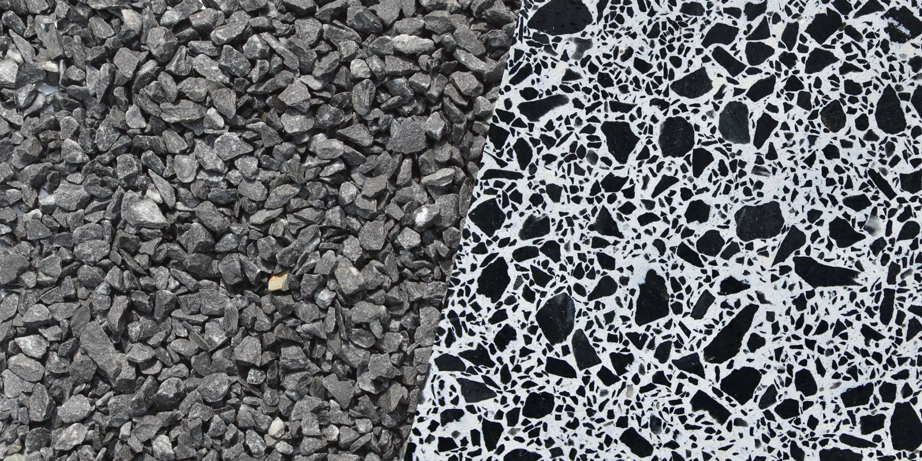 Decorative Crushed Aggregate for Concrete- Black Marble Walttools