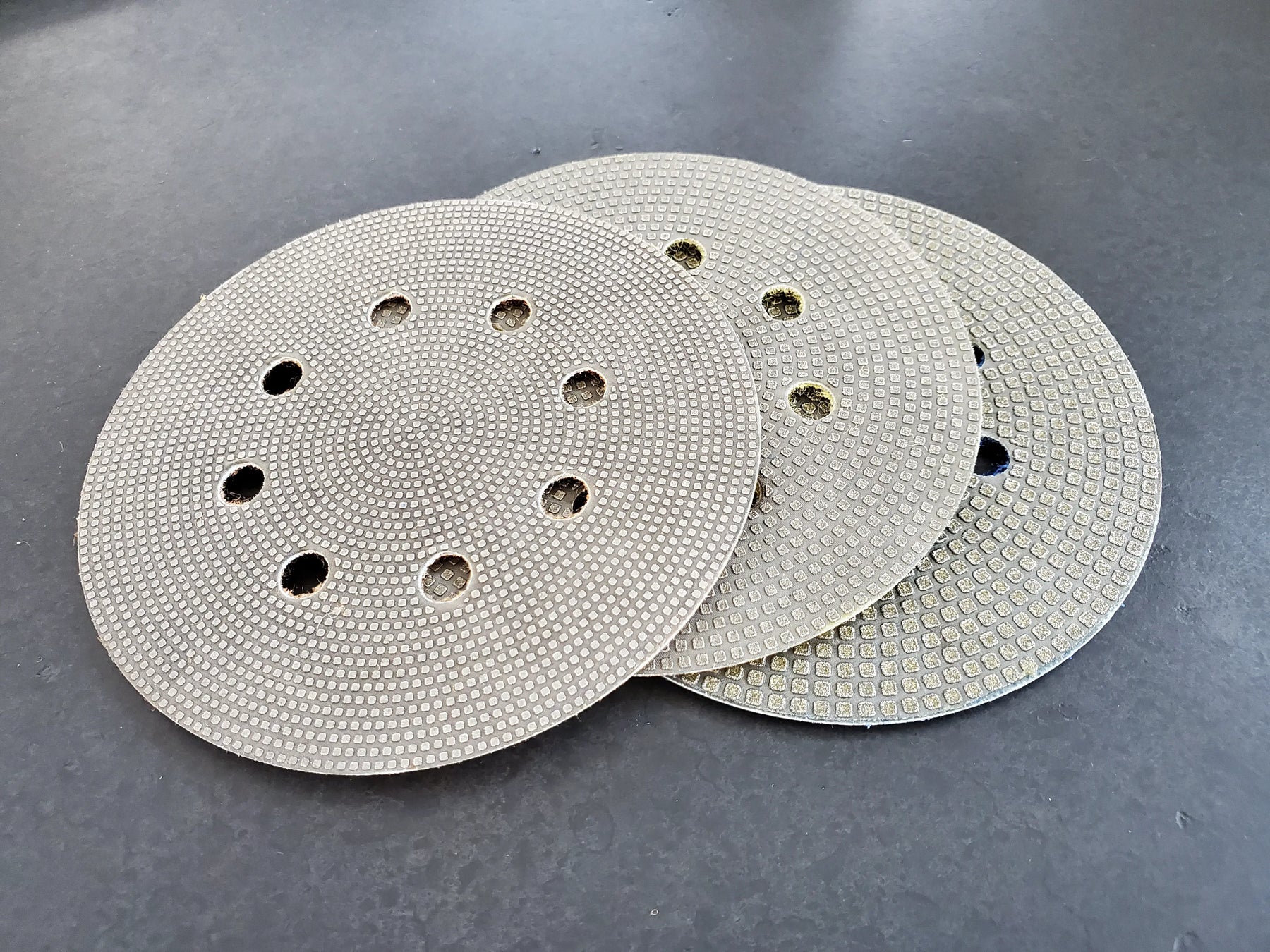 Diamond Sanding Pad Discs, ExpXT 5" Velcro Backed Electroplated Expressions LTD